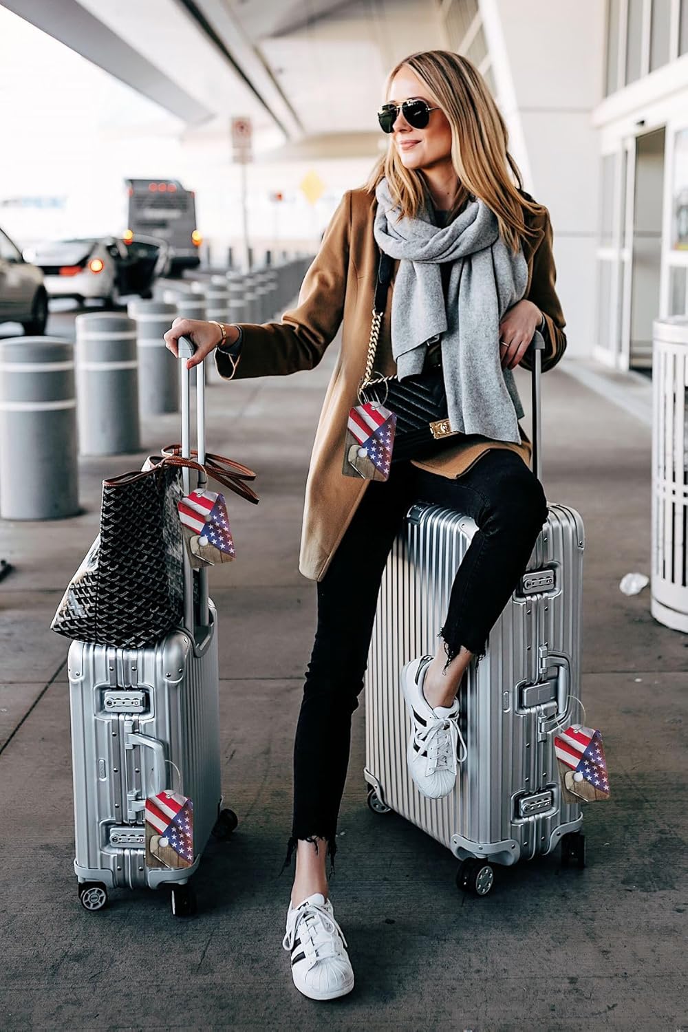 Golf Ball Luggage Tags for Suitcases Leather Carnival Cruise Luggage Tags Privacy Cover Baggage Tag