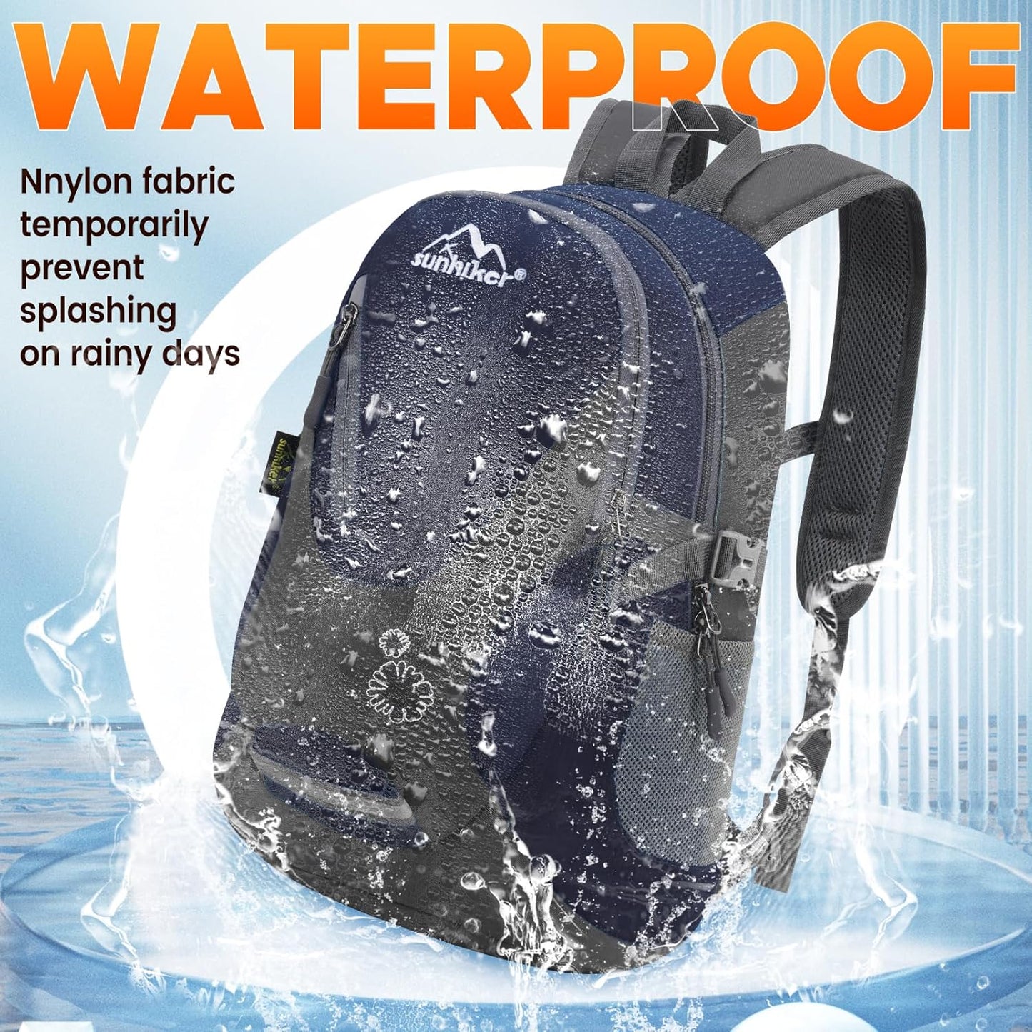 sunhiker Small Hiking Backpack Women Men 20L Lightweight Travel Backpack Daypack Casual Backpack