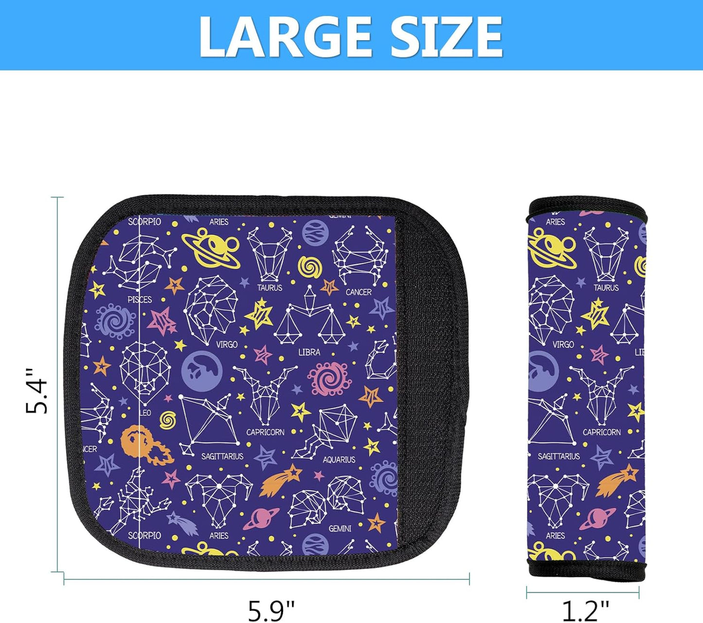 Luggage Handle Wraps 3Pcs – Neoprene Bag Handle Wrap for Bogg, Luggage Identifiers for Suitcases Easy Identification, Stylish & Comfy Suitcase Handle Replacement Travel Accessories for Airport Y17