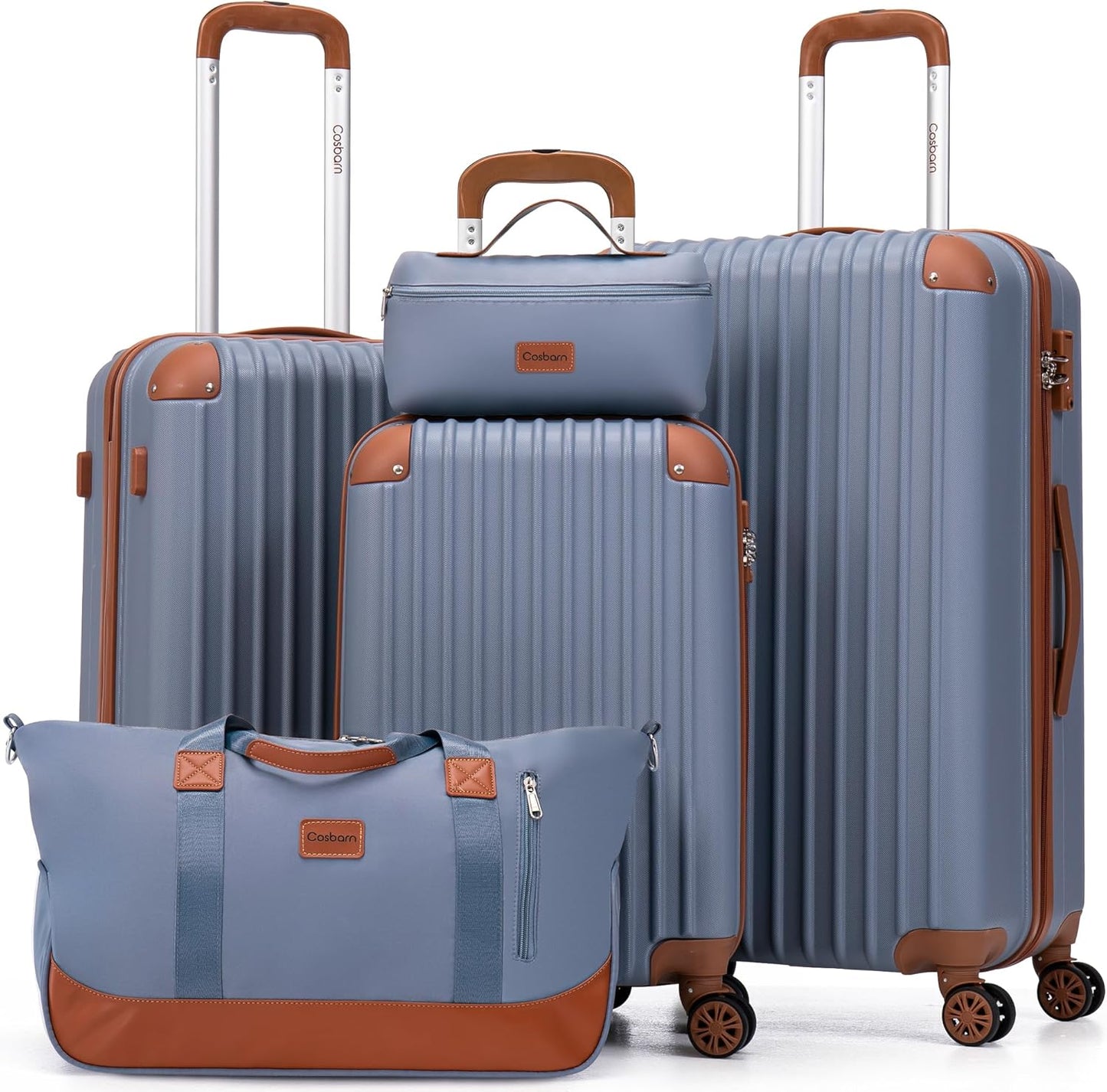Luggage Sets 5 Piece Suitcases with Wheels, Suitcase Set ABS Hard Case Luggage with TSA Lock