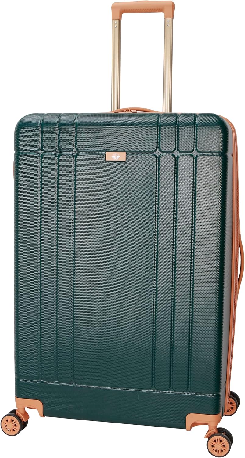 Dockers Hooper Hardside Expandable 8-Wheel Spinner Travel Checked Luggage, 28-Inch, Ponderosa Pine