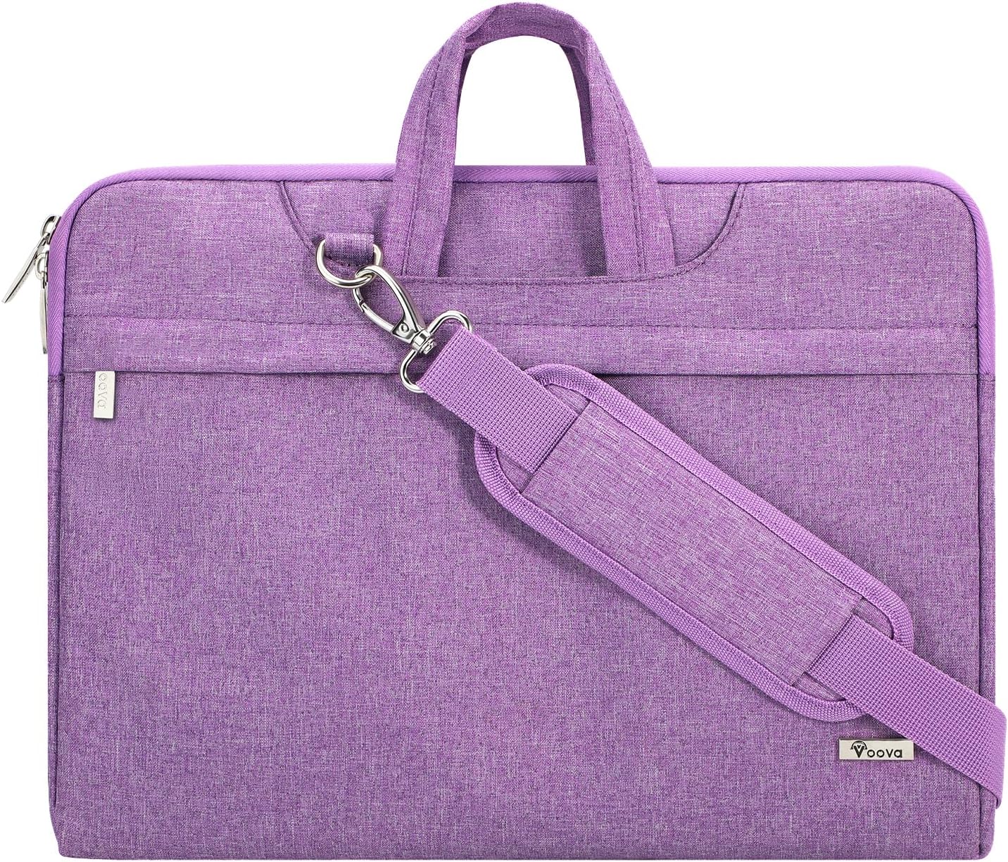 Voova Laptop Case 13 14 15 16 17 Inch with Shoulder Strap, Waterproof Laptop Sleeve Slim Briefcase