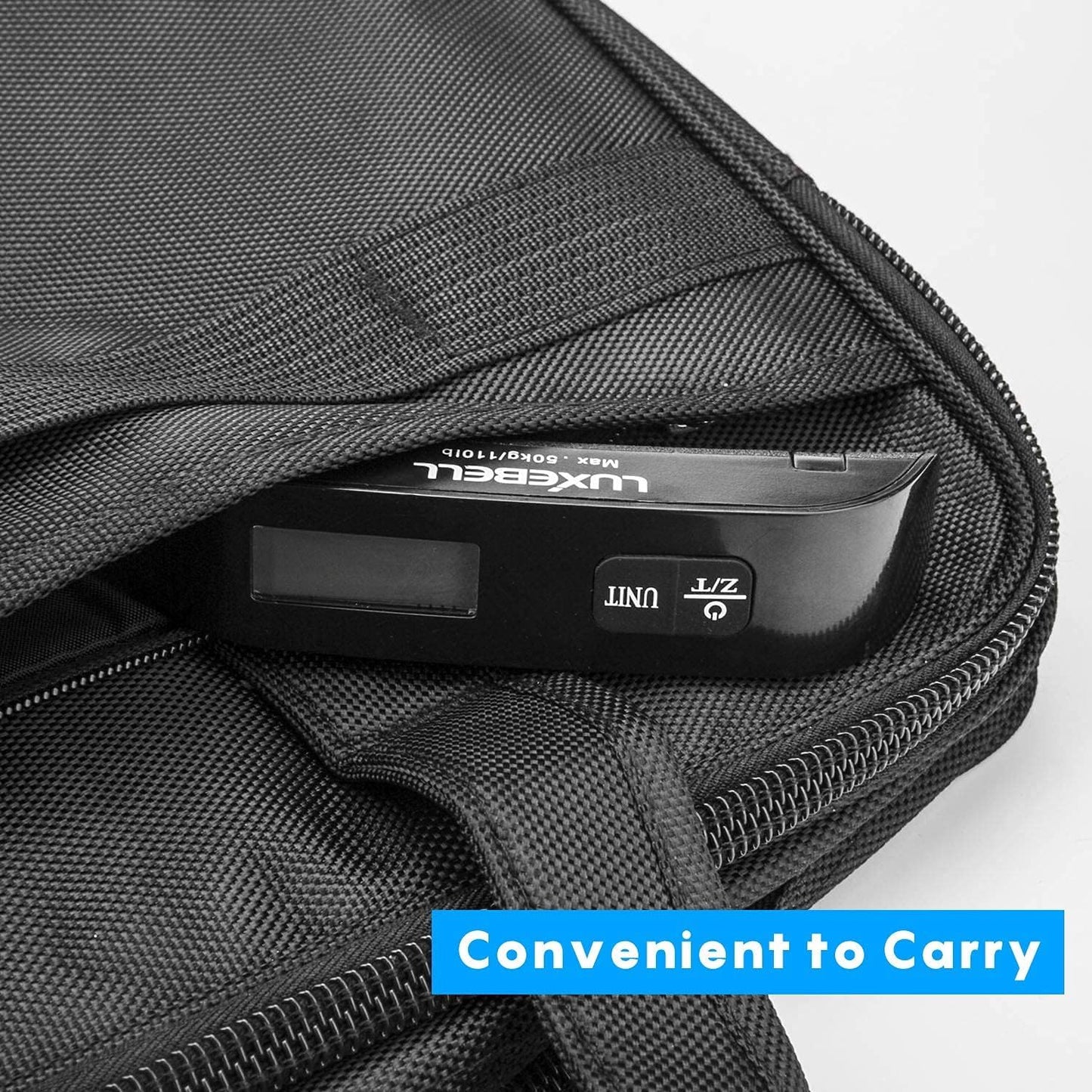 Luxebell Luggage Scale Portable Handheld Digital Suitcase Weight 110lbs Airplane Travel Essentials Gift LCD Backlight Temperature Sensor