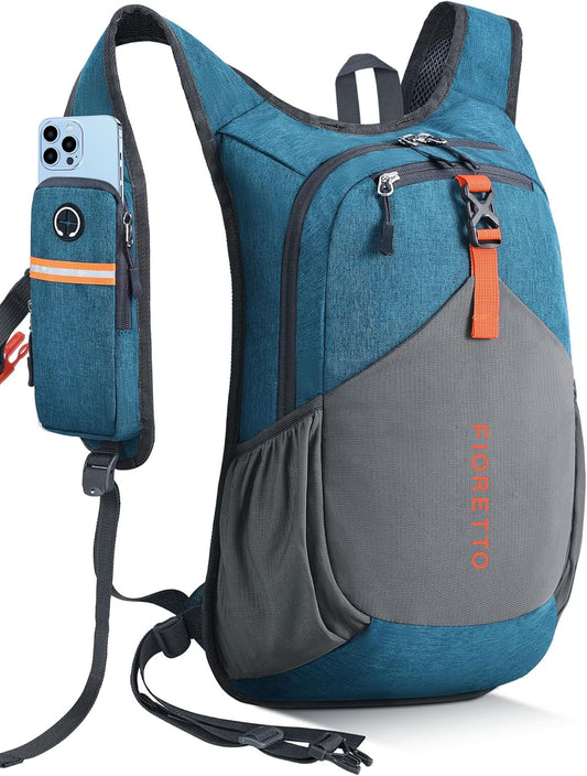 FIORETTO 20L Hiking Backpack for Women Men Mini Packable Backpack Lightweight Small Daypack for Camping Travel Outdoor, Turquoise