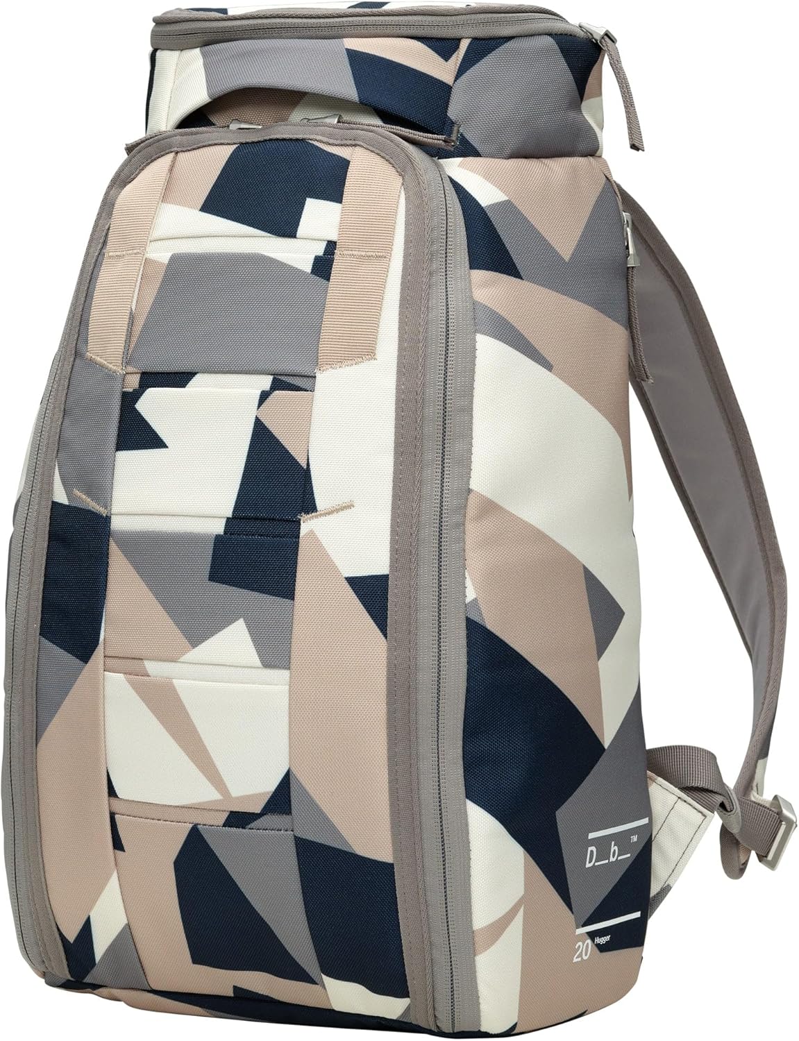 Db Journey The Hugger - Durable Travel Backpack with Laptop Compartment & Pockets for Work, Luggage Backpack with Roller Bag Hook Up System, 20L