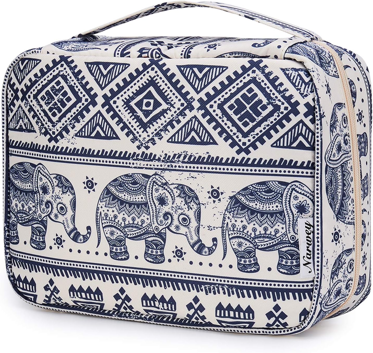 Narwey Small Hanging Travel Toiletry Bag for Women, Travel Bag for Toiletries, Makeup Bag Organizer Cosmetic Bags Make Up Bags for Girls