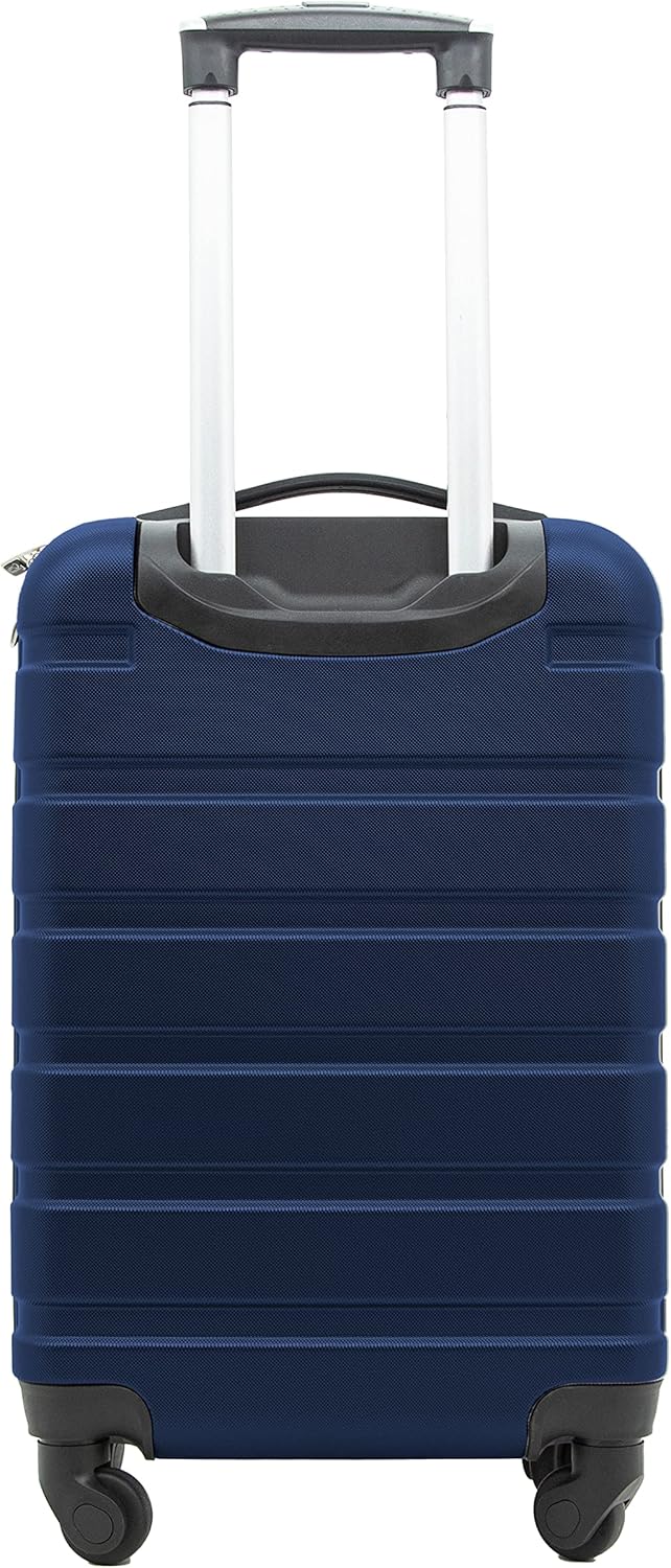 Travelers Club Harper Luggage, Blue, 20-Inch Carry-On