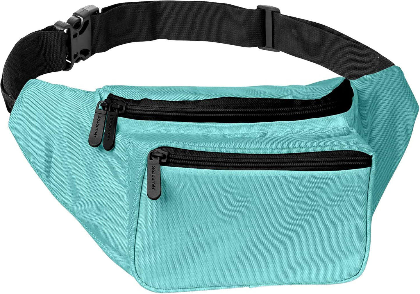 Teal Fanny Pack Belt Bag I Mens Fanny Packs for Women Fashionable - Crossbody Bag Bum bag Waist Bag Waist Pack - Hands Free for Hiking, Running, Travel, Waterproof and more