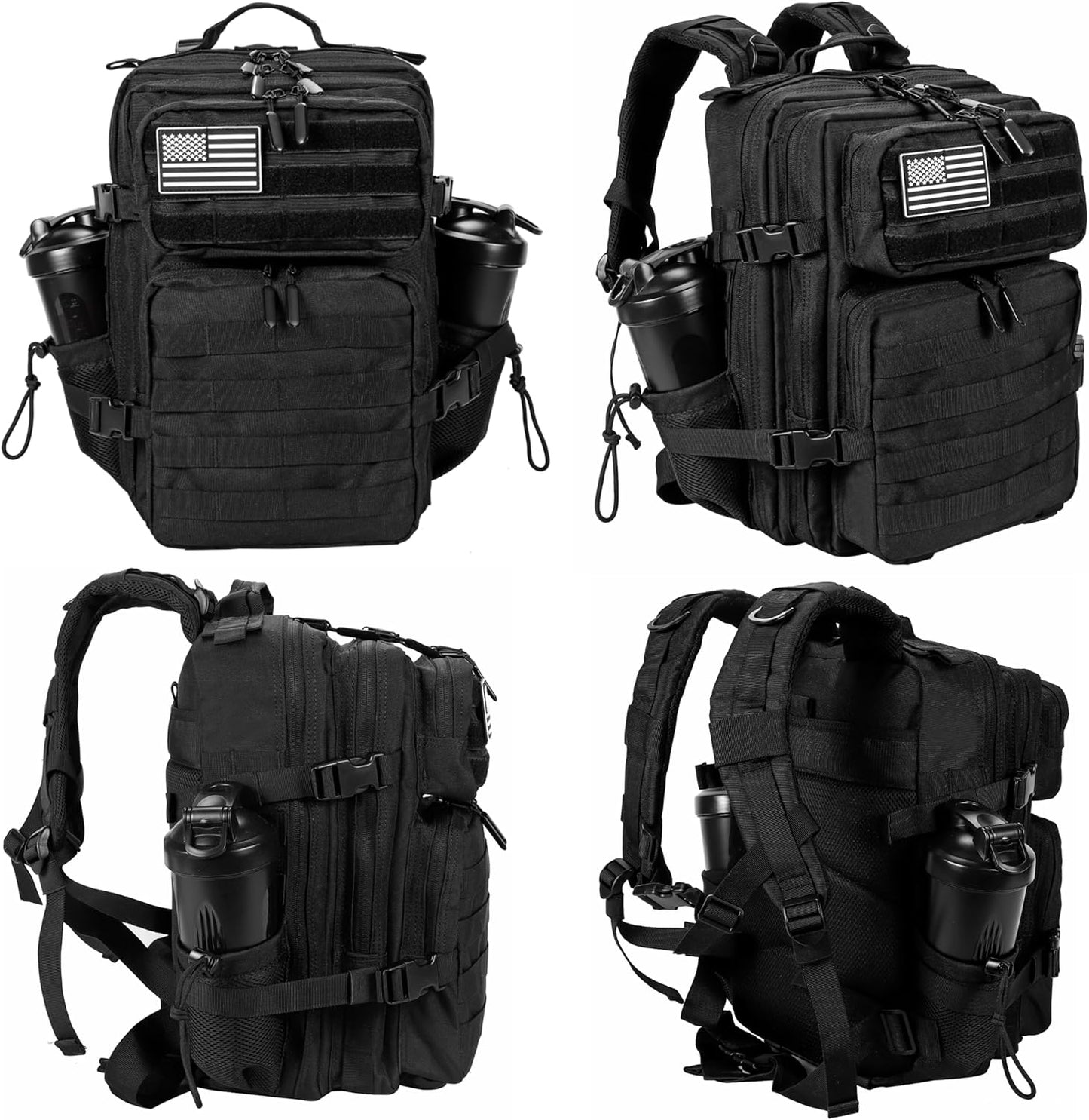 LHI Tactical Military Backpack for Men and Women 25L/35L Army Assault Pack Bag Small Rucksack with