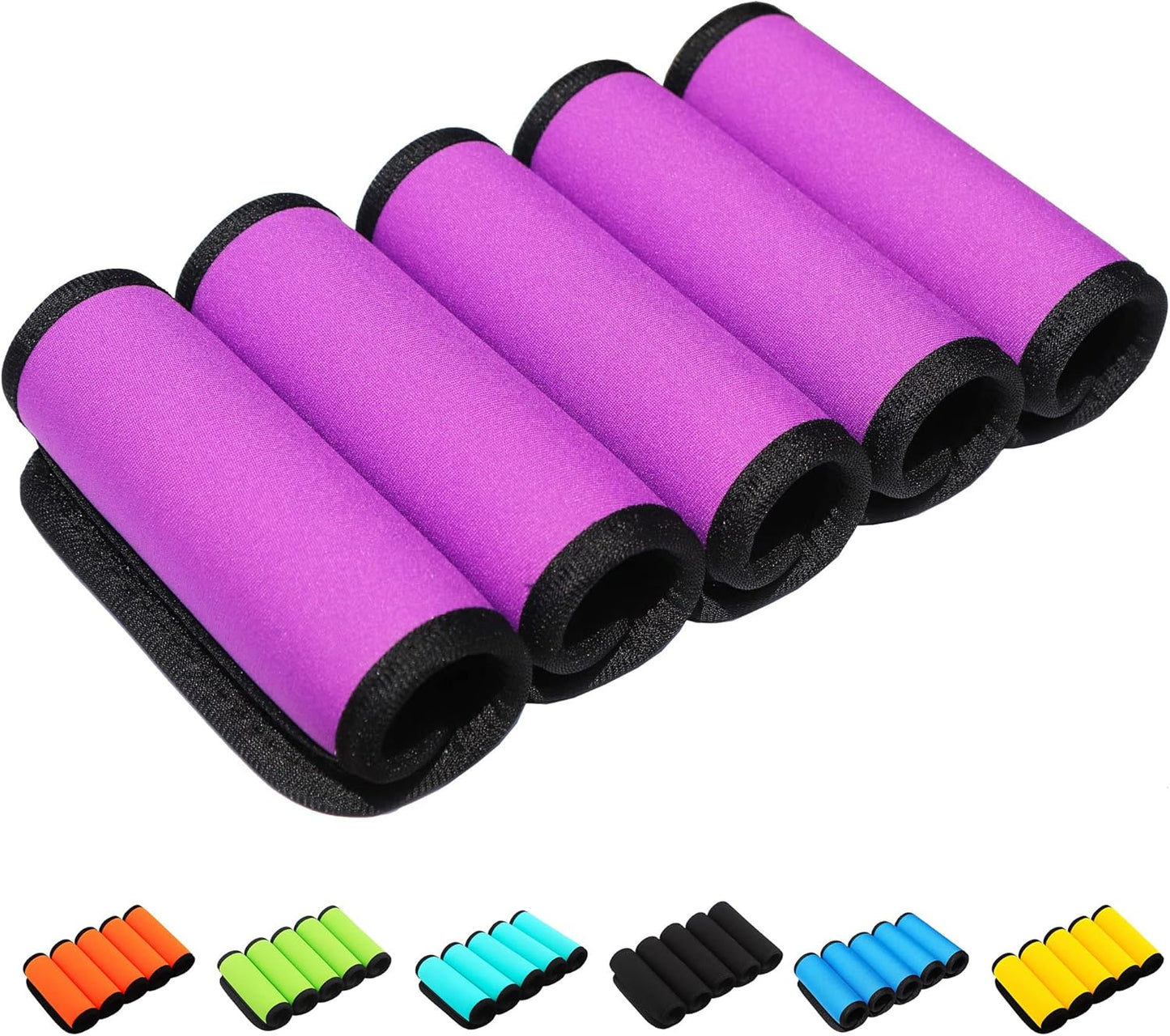Luggage Handle Wrap-Neoprene Luggage identifiers for Suitcases Unique Bright Luggage Tags/Spotter/Markers/Handle Cover Travel Accessories
