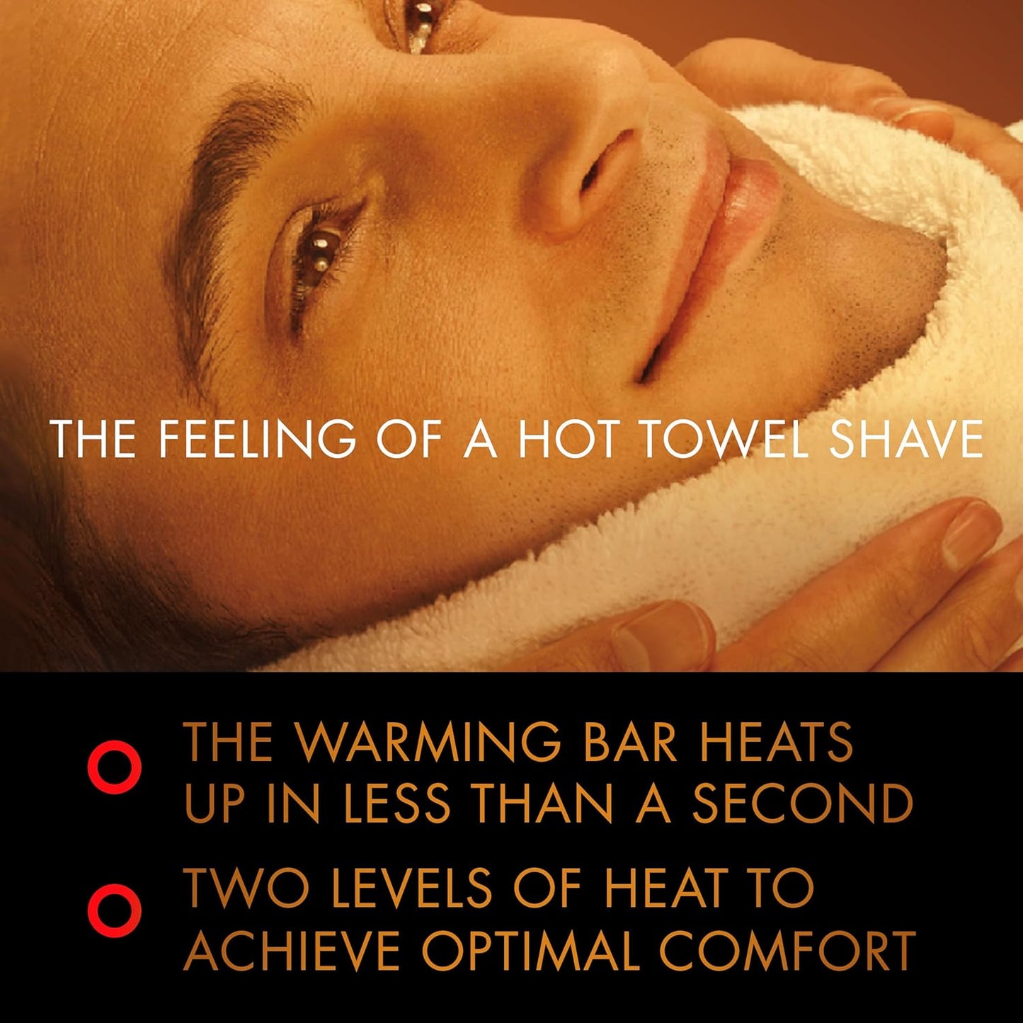 Gillette Heated Razor for Men, Deluxe Travel Shave Kit by GilletteLabs, 1 Handle, 2 Blade Refills, Charging Dock, Case