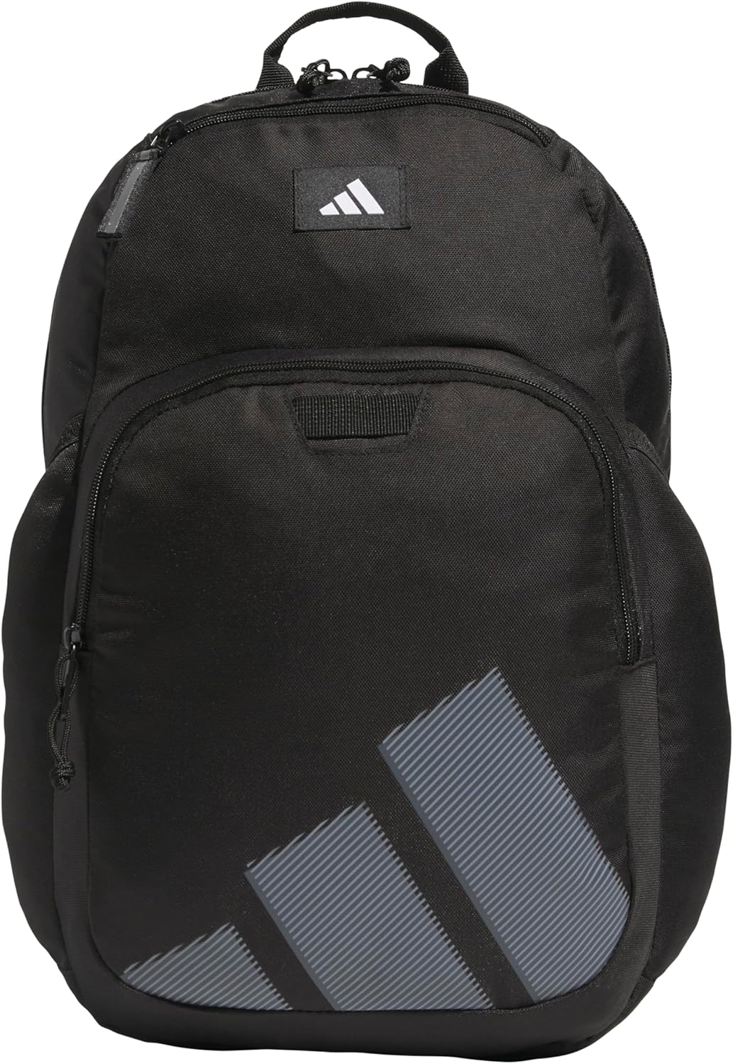 adidas Midway Small Backpack for Women and Men, Durable Laptop Bag, Black/White, One Size