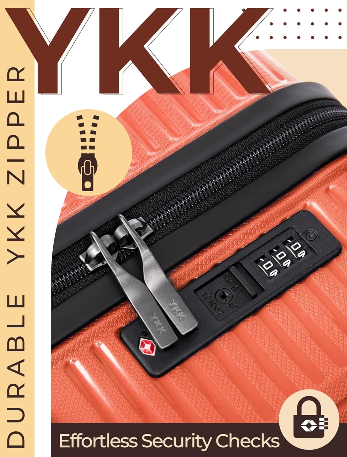Luggage Sets 5 Piece, Suitcases with Wheels, Hardshell Suitcase Set, PP Carry on Luggage Set with TSA Lock, Travel Luggage