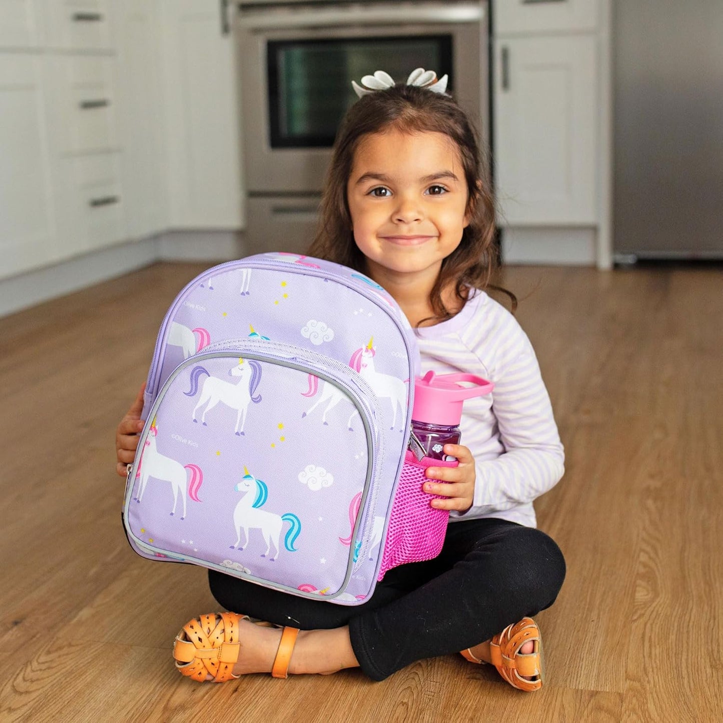 Wildkin 12-inch Kids Backpack – Padded, Adjustable, Ideal for Daycare & Travel - Unicorn