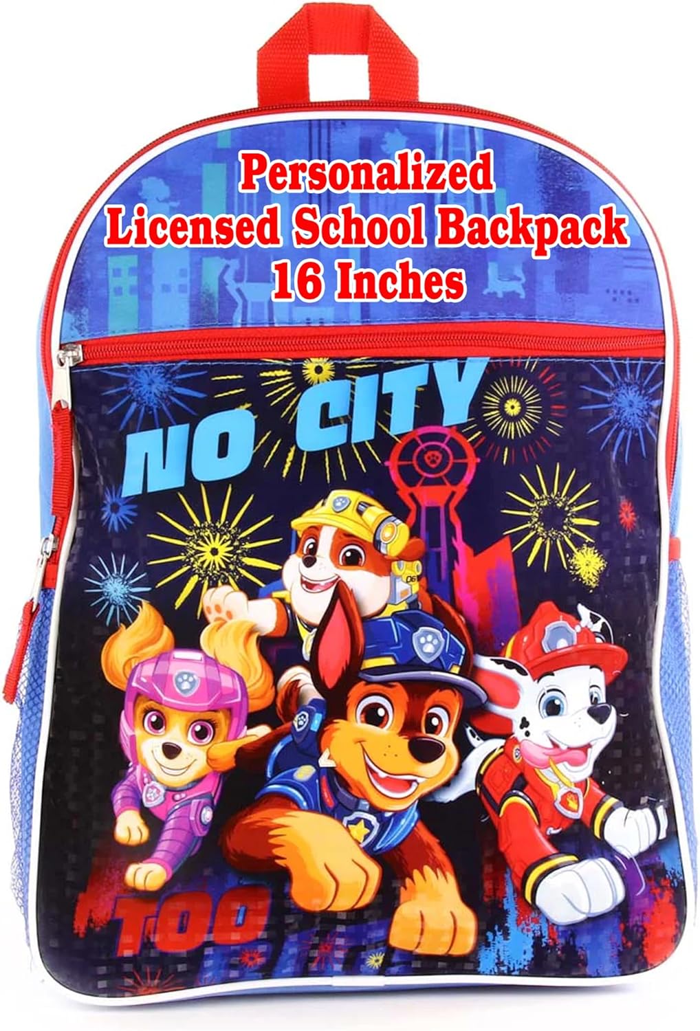 Personalized 16 Inch License School Backpack - PP