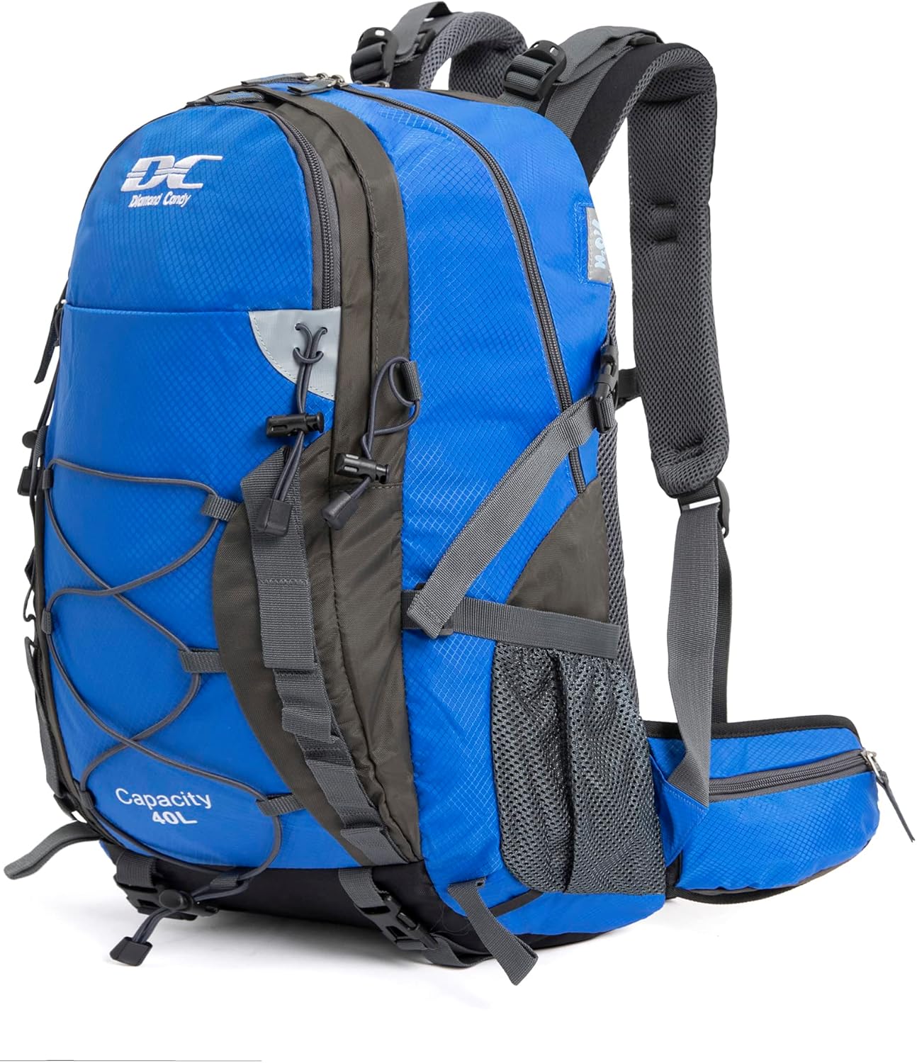 Diamond Candy Waterproof Hiking Backpack for Men and Women, Lightweight Day Pack for Travel Camping