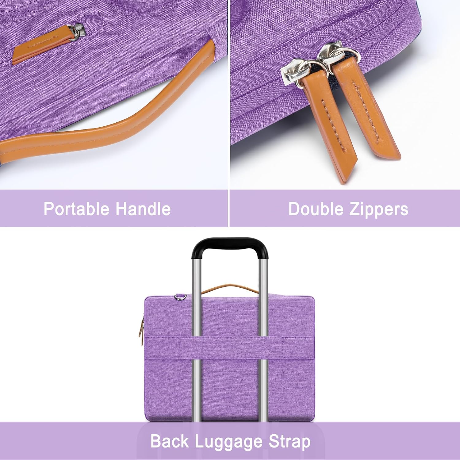 MOSISO 360 Protective Laptop Shoulder Bag,13-13.3 inch Computer Bag Compatible with MacBook, HP