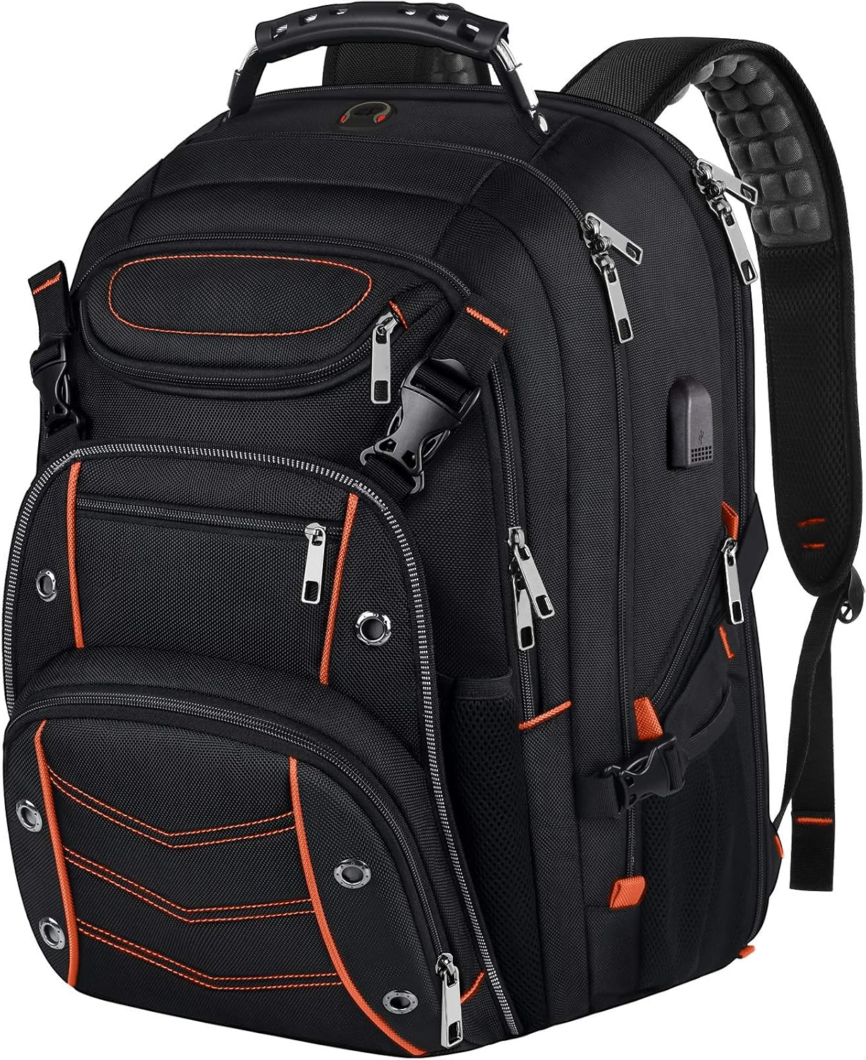 VECKUSON 18.4 Laptop Backpack for Men, 55L Extra Large Gaming Laptops Backpack with USB Charger