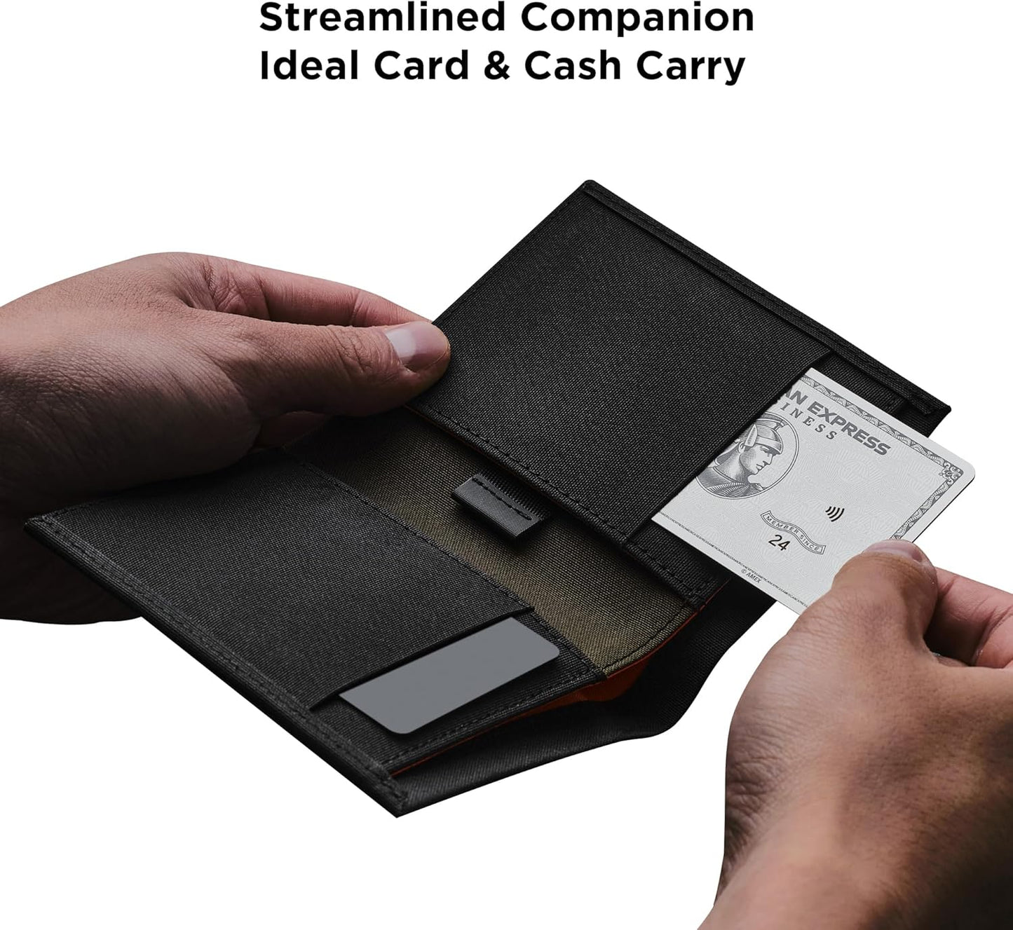 ALPAKA Ark Bifold Cash Wallet - Minimalist Front Pocket Wallet for Men Daily Use,Magnetic Closure