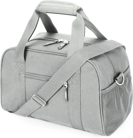 SeaRock 14 inch Small Gym Bag, Mini Duffel Bag for Women & Men, Carry On Lightweight for Travel Sport - Gray