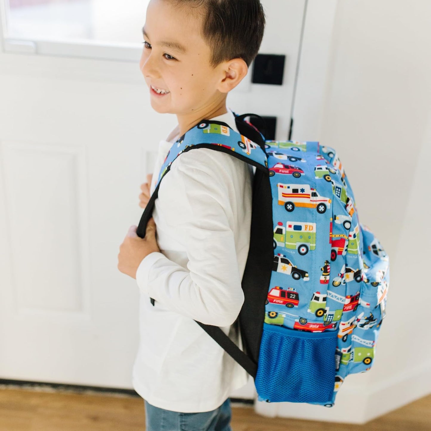 Wildkin 16-inch Kids Backpack – Durable, Padded & Spacious School Bag for Boys & Girls - Heroes
