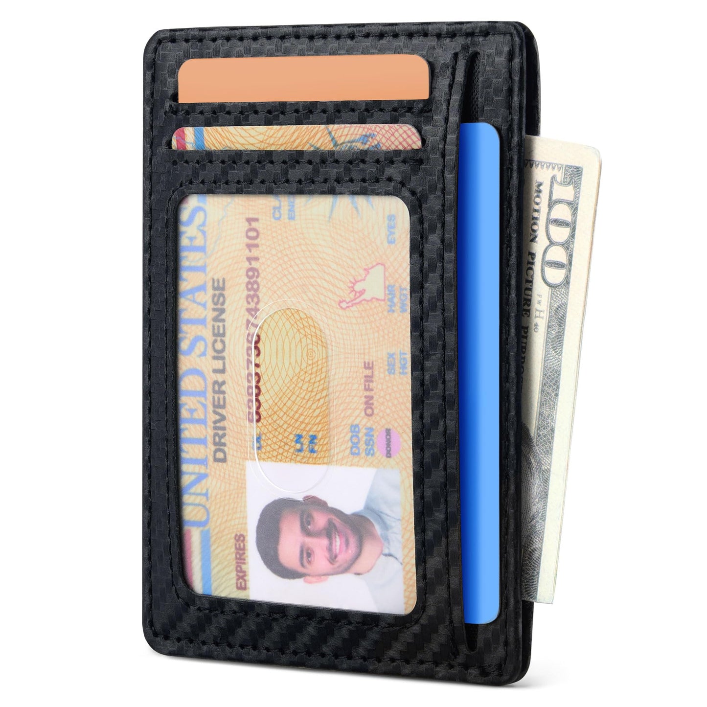 Espera Slim Minimalist Front Pocket Wallet for Men, RFID Blocking Credit Card Holder, Thin Travel