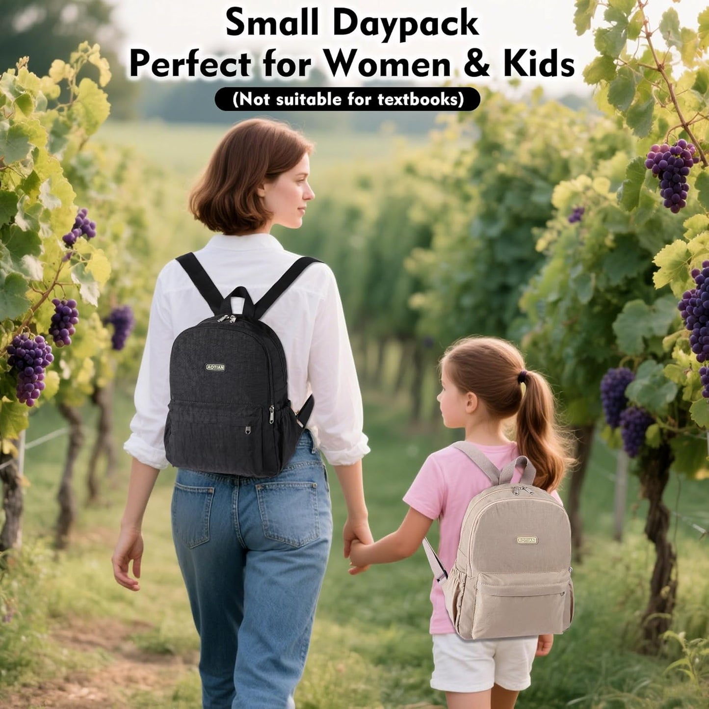AOTIAN Lightweight Small Hiking Backpack for Women - Durable Water-Resistant Daypack for Travel, Camping & Outdoor Adventures