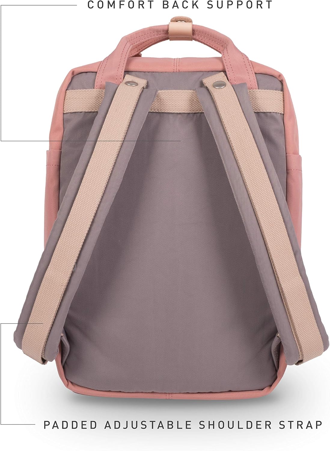 Doughnut Macaroon 16L Travel Backpack Ladies College Lightweight Casual Daypacks Bag Backpack