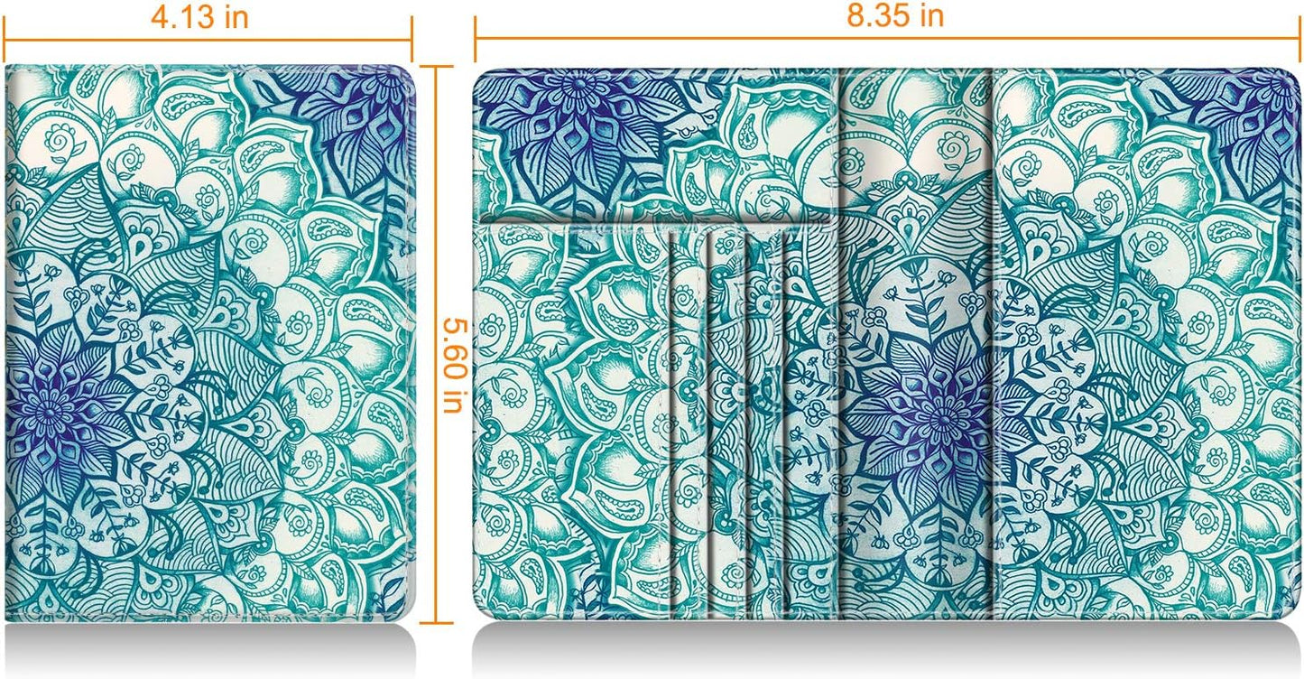 FINTIE Passport Holder, Slim Travel Wallet RFID Blocking Card Case Cover Passport Cover Protector