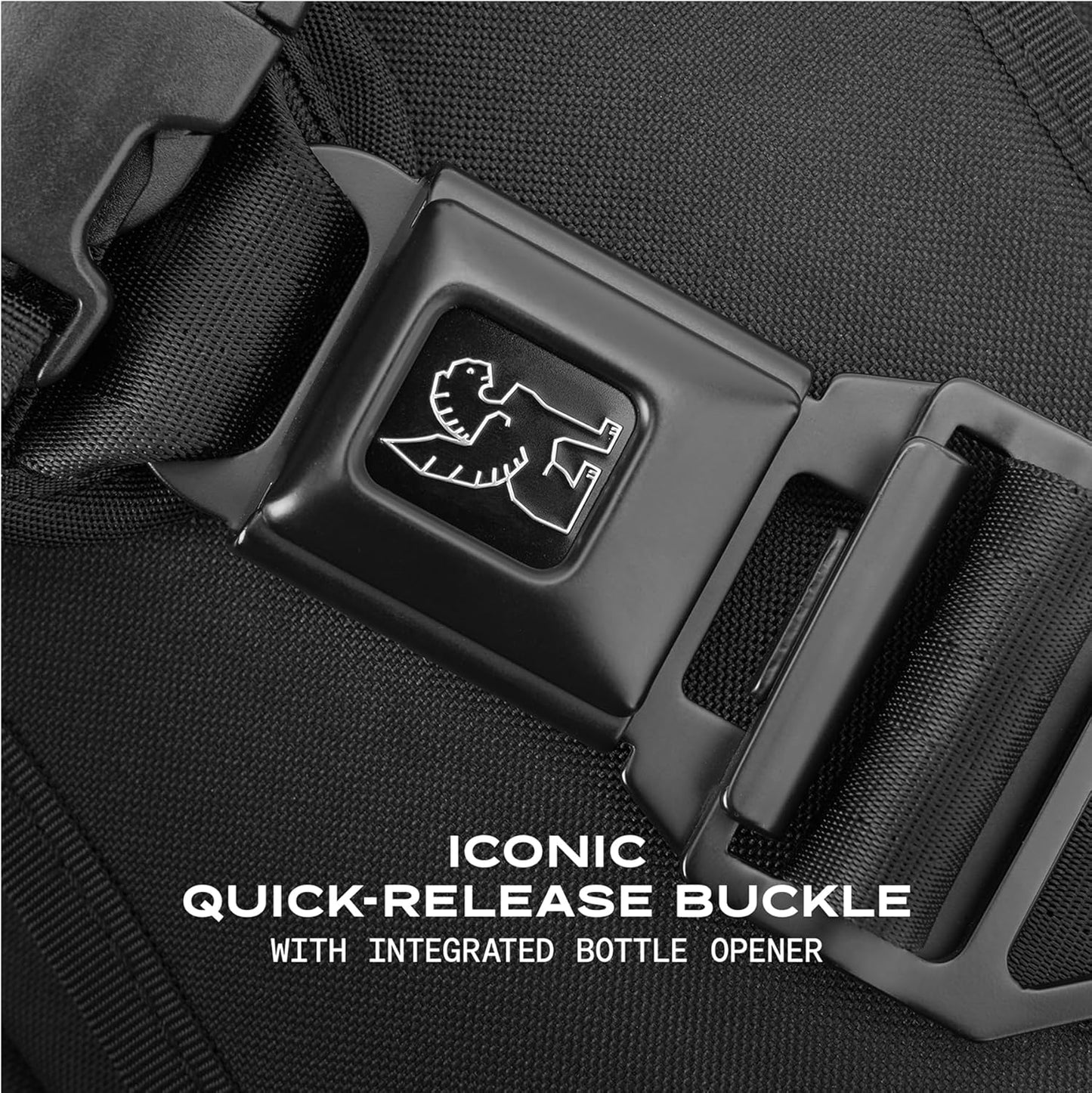 Chrome Industries Kadet Sling Messenger Bag – Crossbody Backpack for Women and Men w/Quick Release Buckle