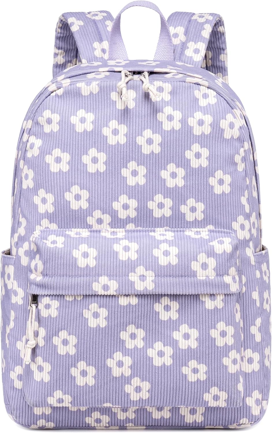 School Backpack for Teen Girls Bookbags Elementary High School Corduroy Laptop Bags Women Travel Daypacks