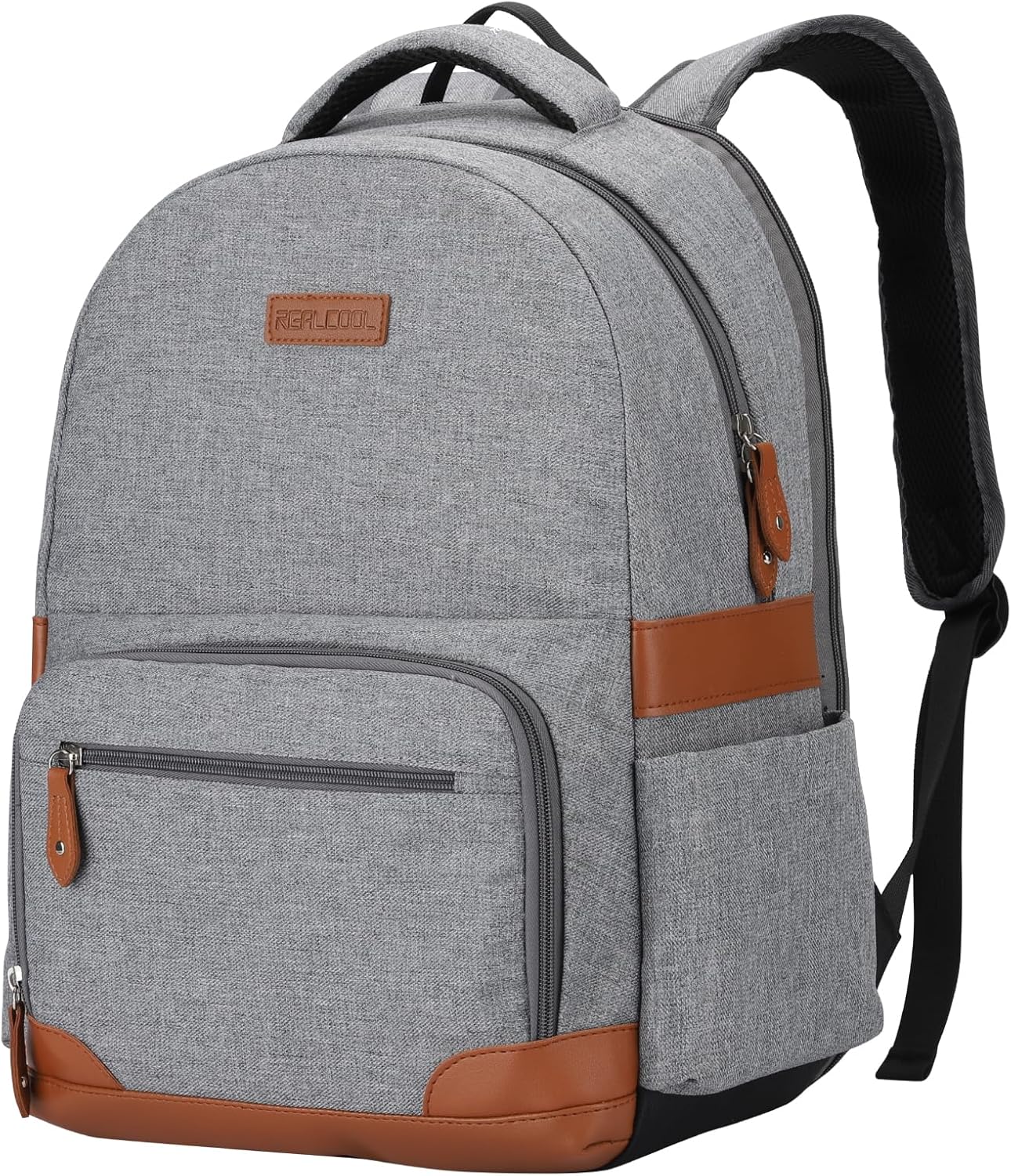 RealCool Laptop Backpack, 31L Travel Backpacks for Women Men, Fits up to 15.6-17 Inch,Water