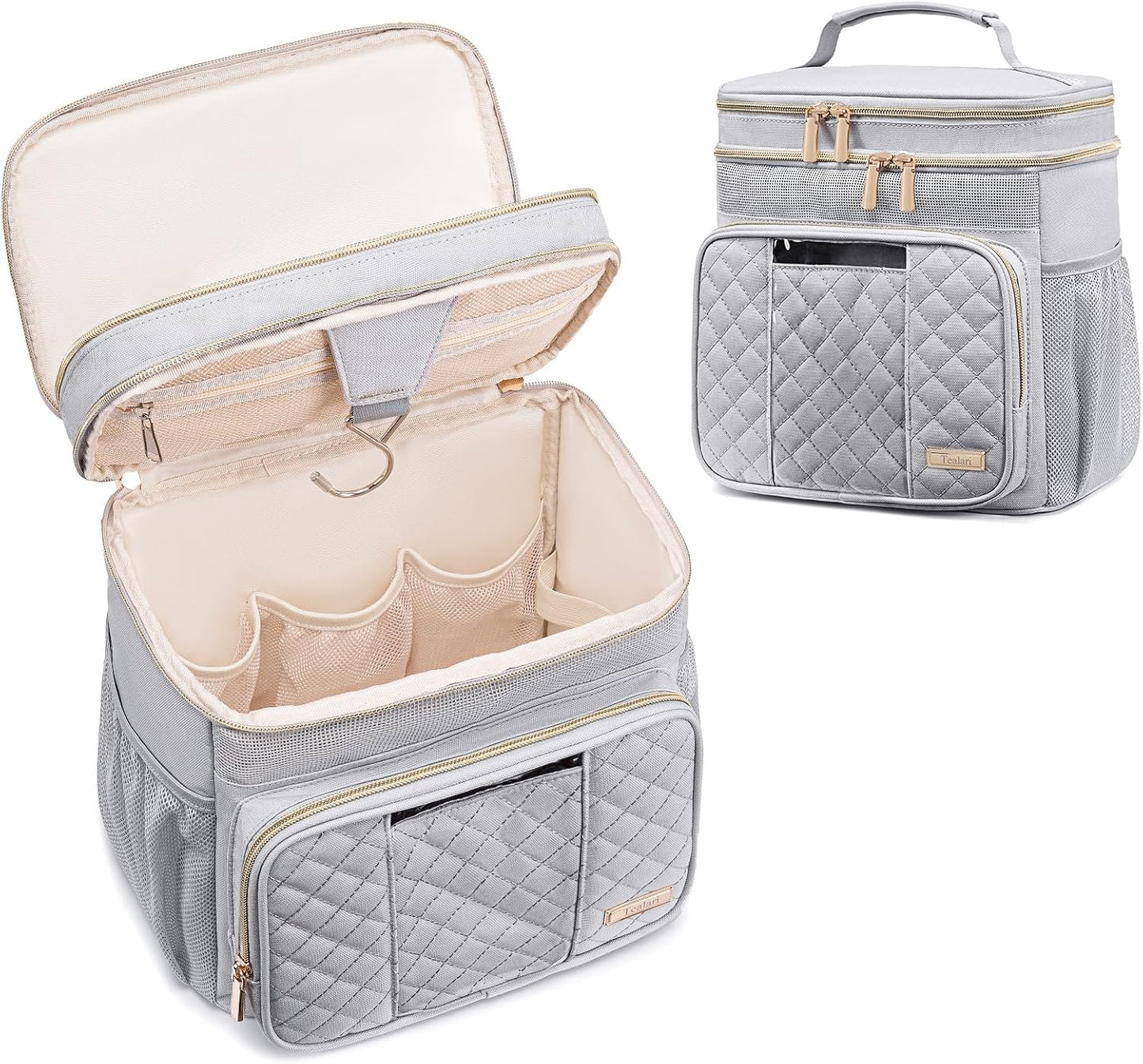 Large Toiletry Bag for Women Men,Bathroom Bag,Water Resistant Shower Bag,Makeup Bag,Portable Shower Caddy for College Dorm,Hanging Travel Toiletry Bag with Transparent Waterproof Phone Pocket
