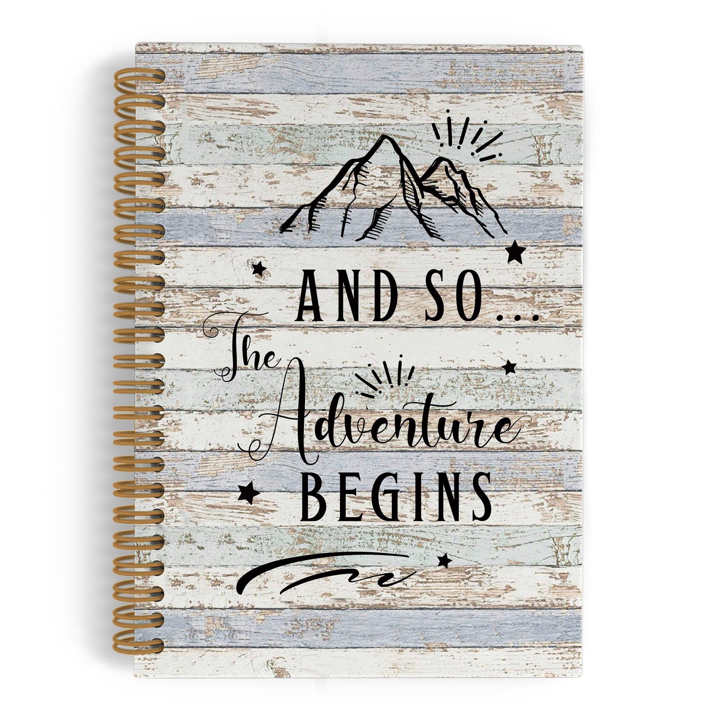 QLMX Camping Travelers Spiral Notebook, Adventure Travel Camp Journal Notebook, and So the