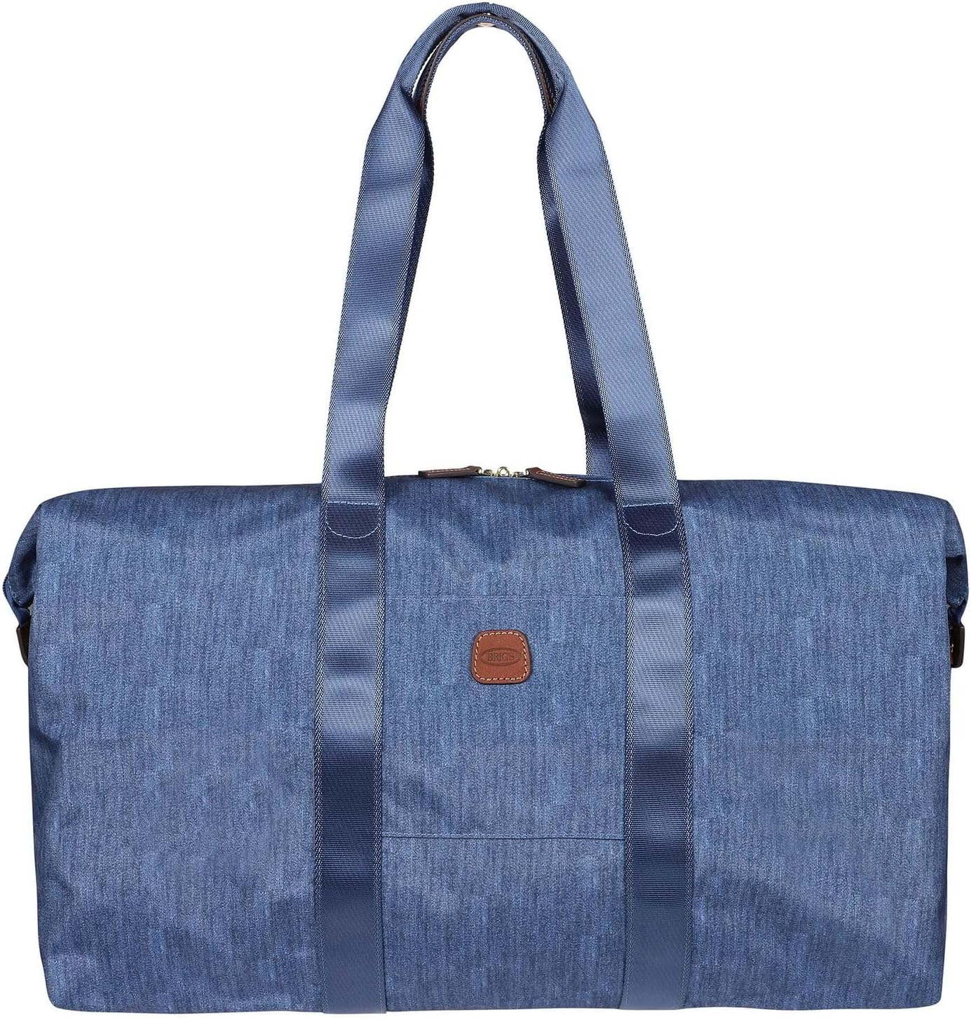 Bric's X-Bag/X-Travel 2.0 Overnight Weekender Folding Duffel Bag - 22" Carry On Bag - Jeans