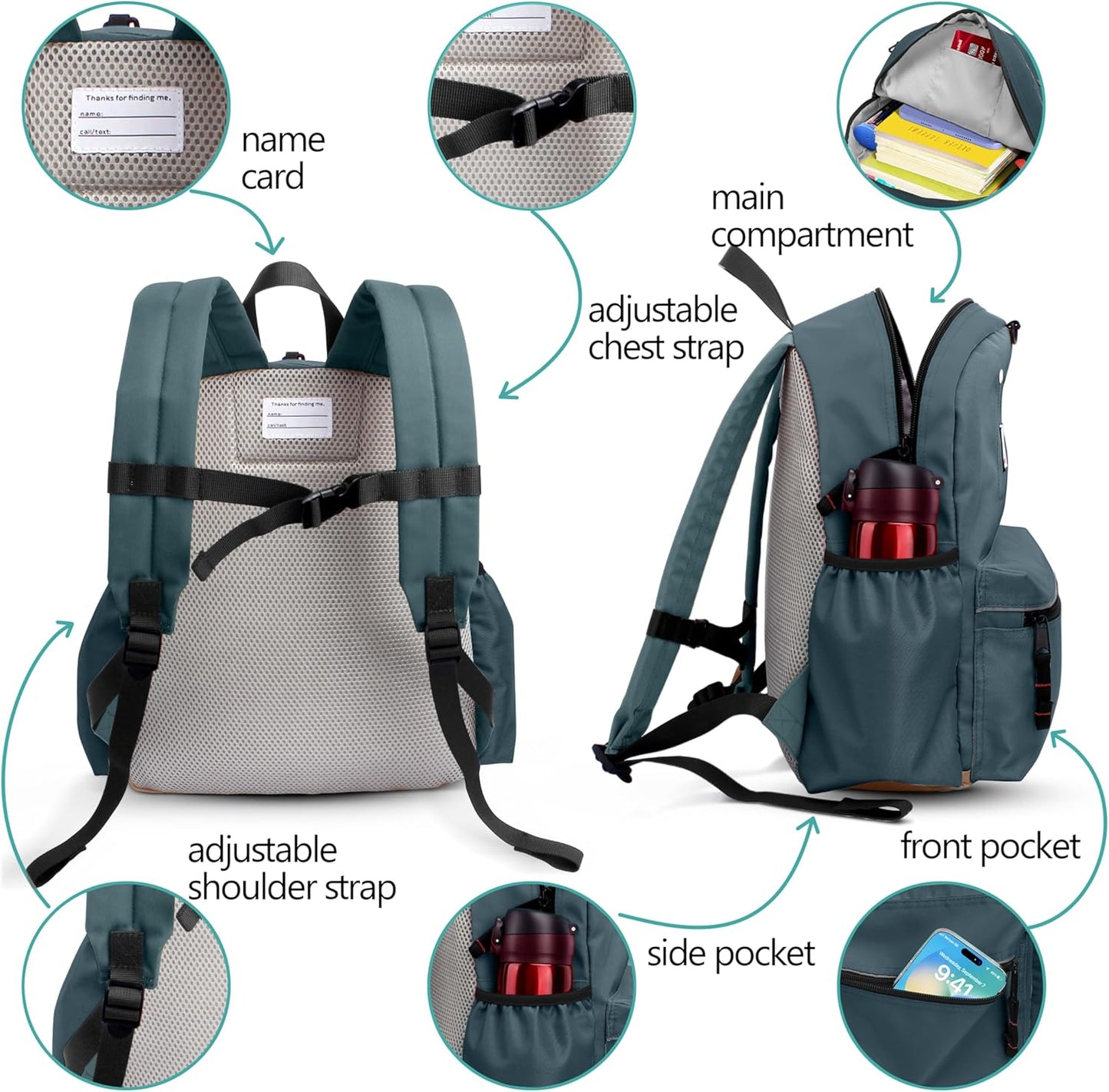 Toddler Backpack for Boys 2-5: Preschool Kindergarten Backpack - 13" Daycare Backpack Fit A4 Folder