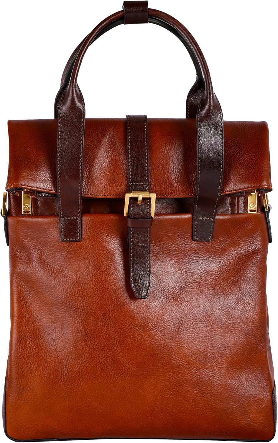 Time Resistance Leather Backpack - Business and Casual Backpack - Real Leather Backpack Made in