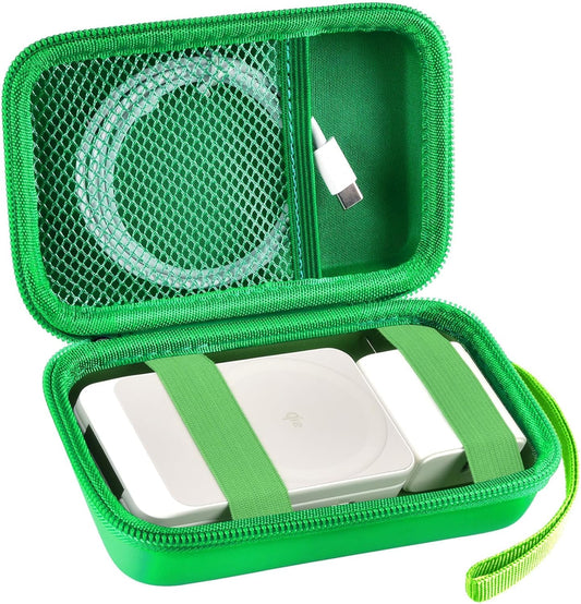 Case for Anker MagGo 3-in-1/MagGo UFO Charging Station,for Augnner for Iseyyox for Apple MagSafe Duo/for LISEN/for RTOPSMagSafe Wireless Charger Foldable Magnetic Charging Stand Storage Box- Green