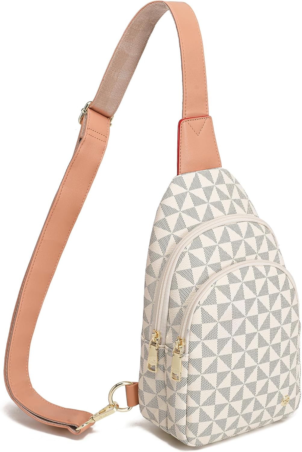 INICAT Crossbody Sling Bags Travel Cross Body Purses Faux Leather Fanny Packs Chest Bag for Women