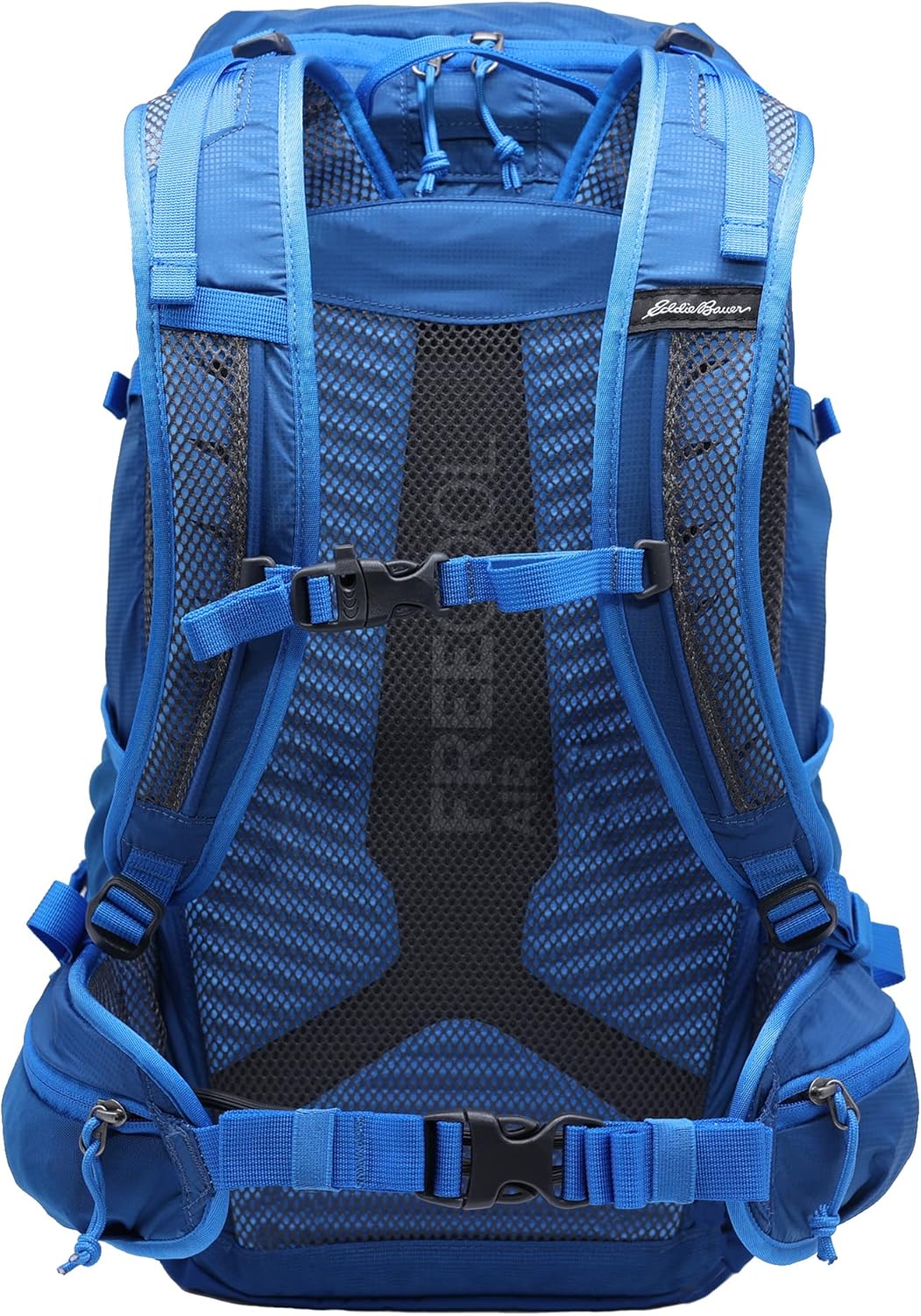 Eddie Bauer Adventurer Backpack with Organization Compartments and Hydration/Laptop Compatible Sleeve, Adventurer - True Blue, 30L