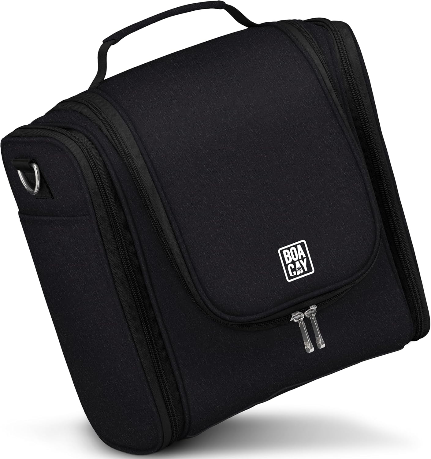 BOACAY Extra Large Hanging Travel Toiletry Bag for Women and Men, Makeup Bag, Bathroom & Shower Organizer Kit for Accessories, Cosmetics, Essentials