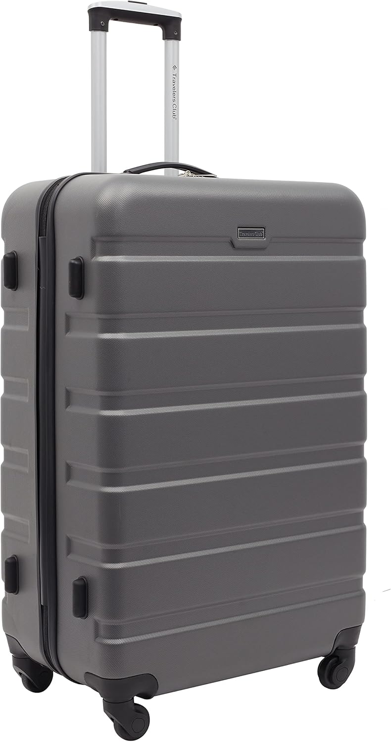 Travelers Club Harper Luggage, Charcoal, 2 Piece Set