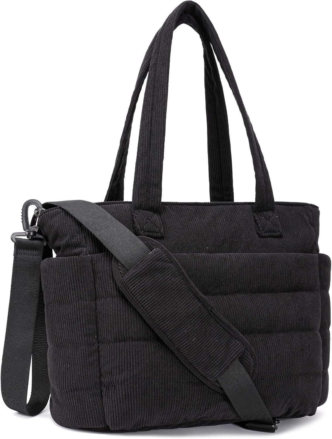 AOCINA Puffy Tote Bag for Women Quilted Work Bag Nurse Bags Women's Handbags for Travel