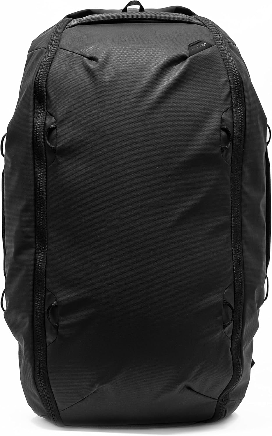 Peak Design Travel Duffelpack 45-65L, Black, Weatherproof Duffel Backpack, Expandable Design