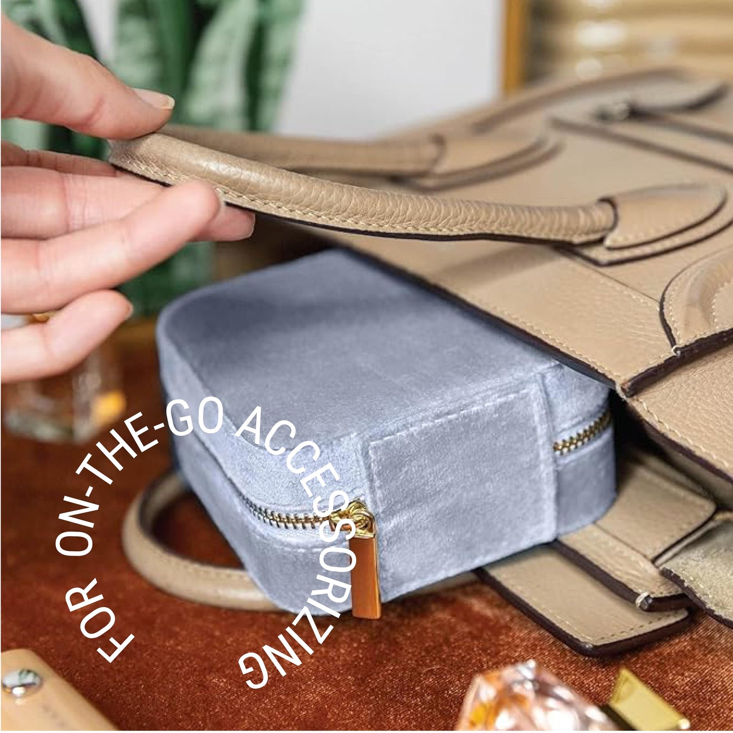Benevolence LA Plush Velvet Travel Jewelry Box – Featured in Oprah's Favorite Things – Jewelry