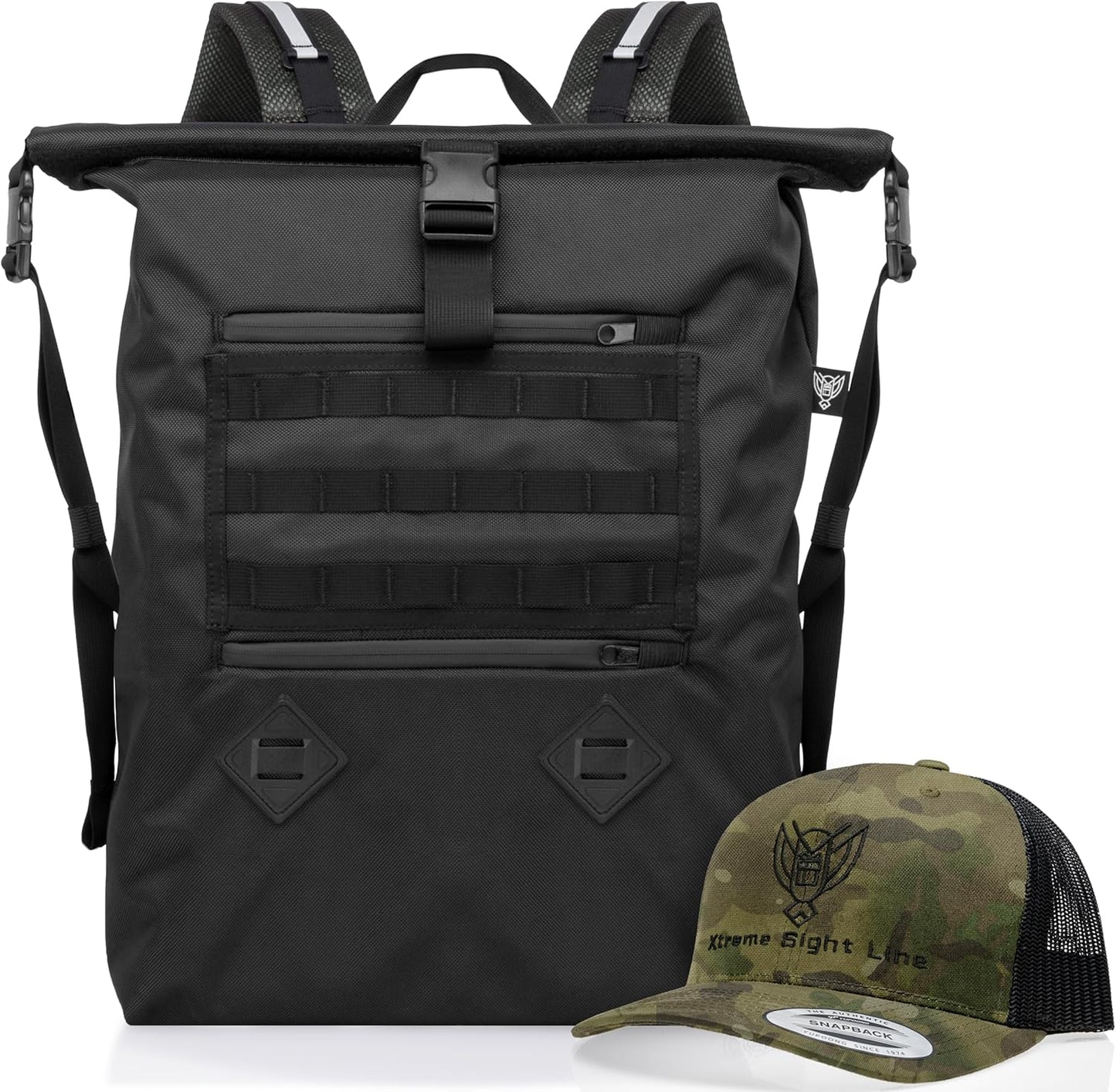 Xtreme Sight Line ~ AQUA RT Large Water-Proof Faraday Backpack/MultiCam Camo Hat Combo ~