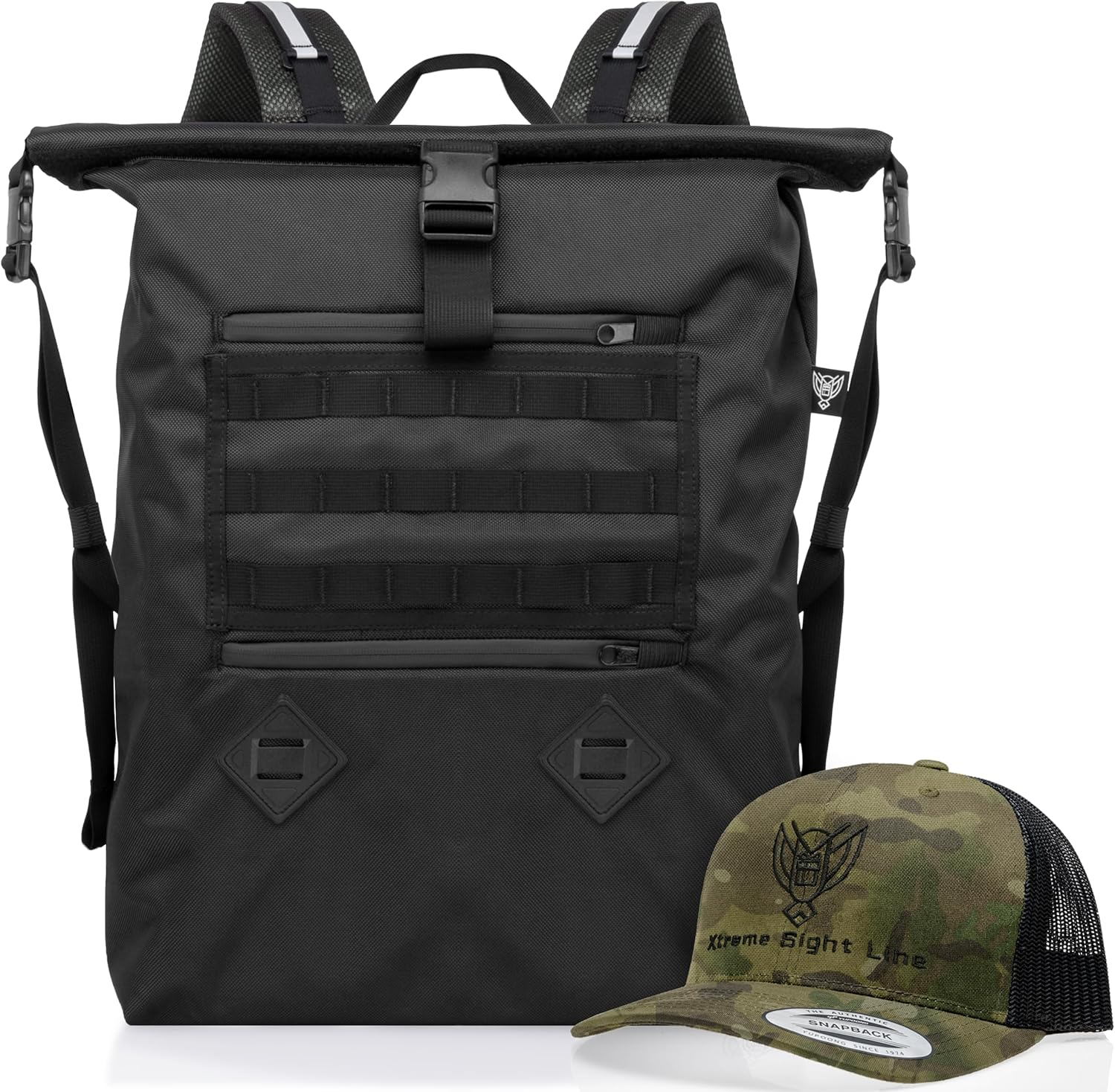 Xtreme Sight Line ~ AQUA RT Large Water-Proof Faraday Backpack/MultiCam Camo Hat Combo ~