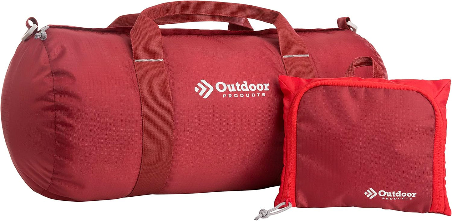 Outdoor Products Deluxe Duffel (Black, 12 in X 24 in)