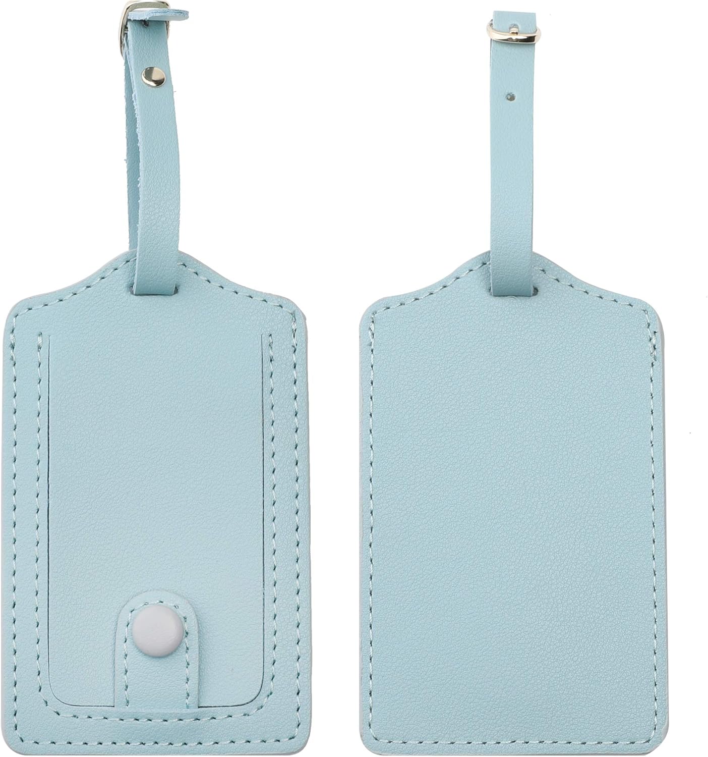 Jagucho Leather Luggage Tags for Men Women-Luggage Tags for Suitcases-Baggage Bag Tag Suitcase Labels ID Tags with Full Back Privacy Cover for Carnival Cruise Ships, Travel Tags