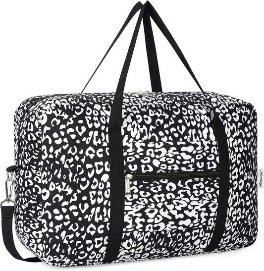 For Spirit Airlines Personal Item Bag 18x14x8 Foldable Travel Duffel Bag Tote Carry on Luggage Duffle Overnight for Women and Men